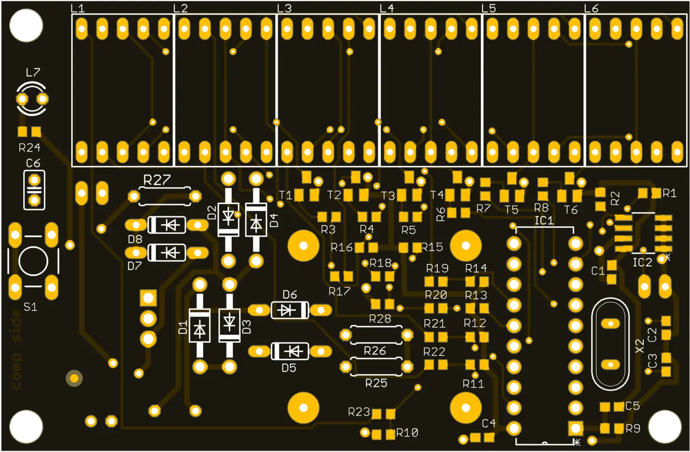 Hour meter PCB