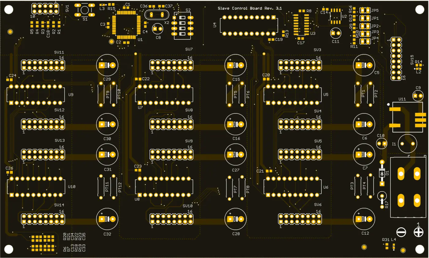 Jacquard slave board