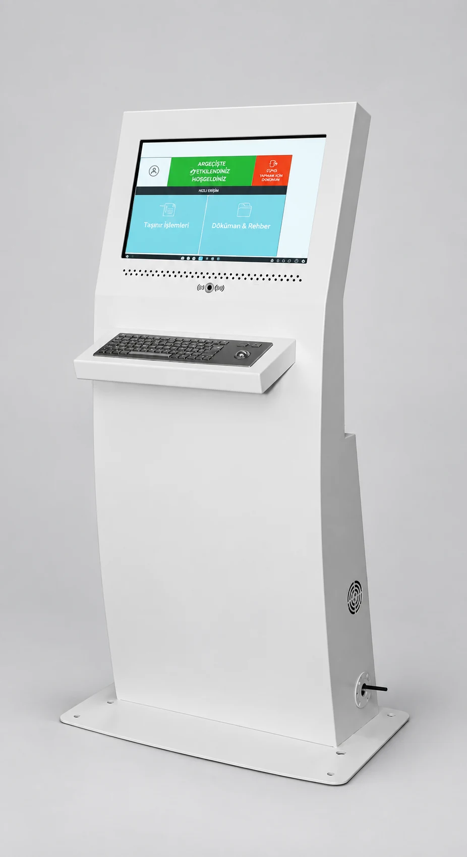 Industrial kiosk rendering