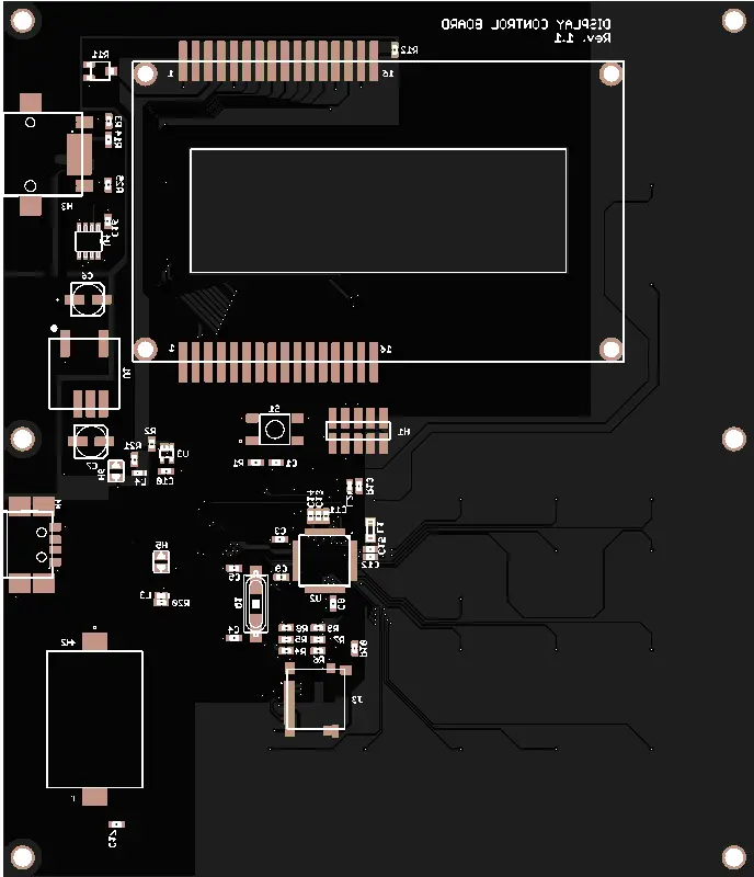Touch panel rear